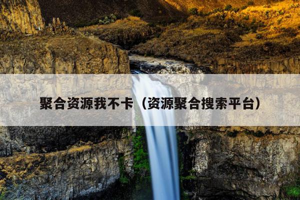 聚合资源我不卡（资源聚合搜索平台）