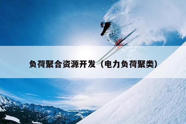 负荷聚合资源开发(电力负荷聚类) 负荷聚合资源开发(电力负荷聚类)