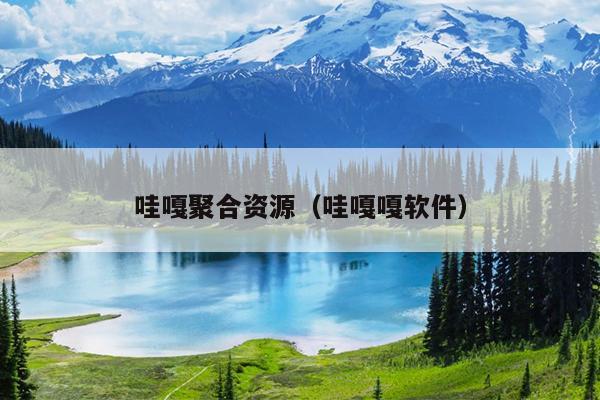 哇嘎聚合资源(哇嘎嘎软件) 哇嘎聚合资源(哇嘎嘎软件)