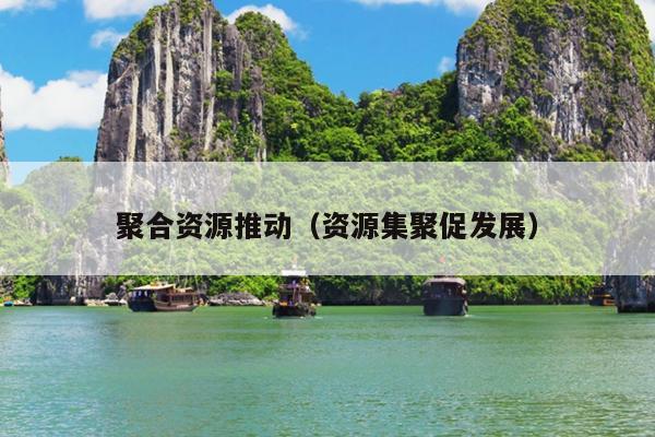 聚合资源推动(资源集聚促发展) 聚合资源推动(资源集聚促发展)
