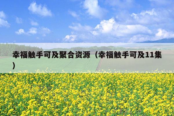 幸福触手可及聚合资源(幸福触手可及11集) 幸福触手可及聚合资源(幸福触手可及11集)