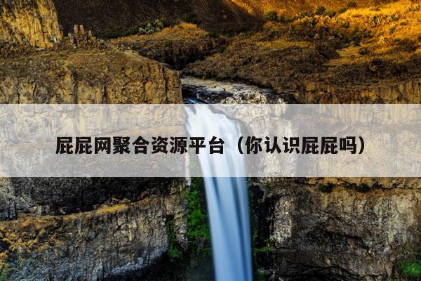 屁屁网聚合资源平台(你认识屁屁吗) 屁屁网聚合资源平台(你认识屁屁吗)