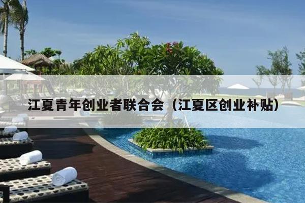 江夏青年创业者联合会(江夏区创业补贴) 江夏青年创业者联合会(江夏区创业补贴)