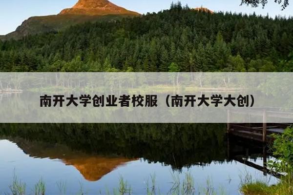 南开大学创业者校服(南开大学大创) 南开大学创业者校服(南开大学大创)