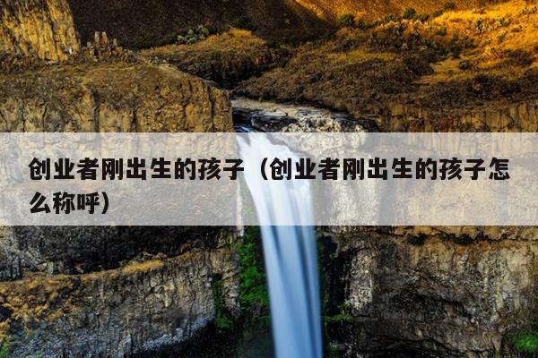 创业者刚出生的孩子(创业者刚出生的孩子怎么称呼) 创业者刚出生的孩子(创业者刚出生的孩子怎么称呼)