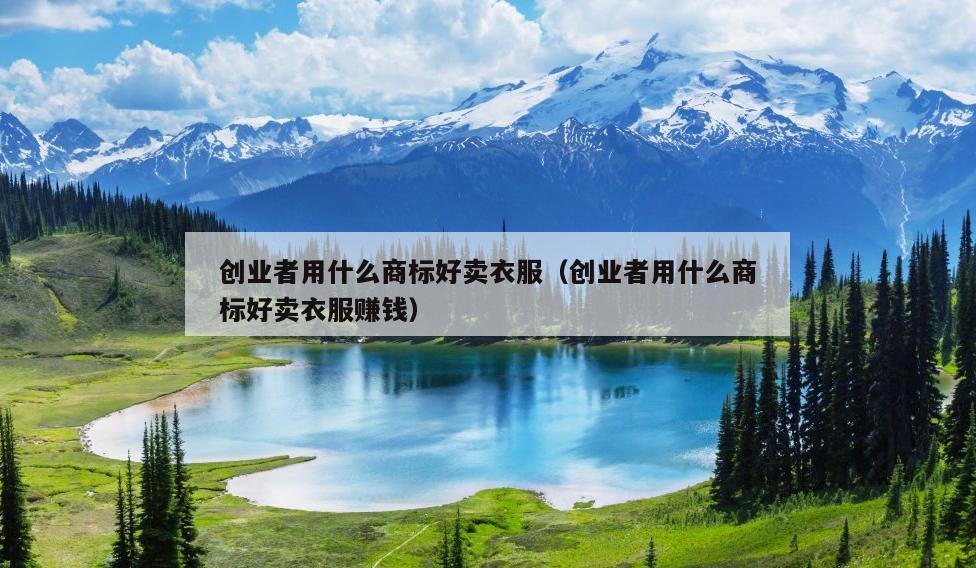 创业者用什么商标好卖衣服(创业者用什么商标好卖衣服赚钱) 创业者用什么商标好卖衣服(创业者用什么商标好卖衣服赚钱)