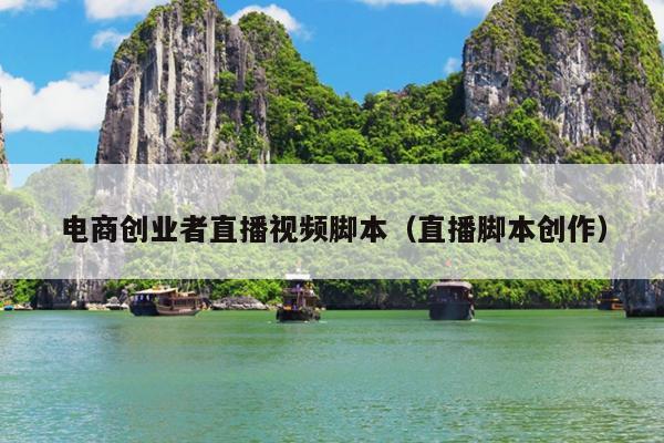 电商创业者直播视频脚本(直播脚本创作) 电商创业者直播视频脚本(直播脚本创作)