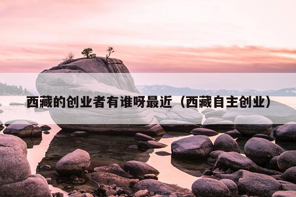 西藏的创业者有谁呀最近(西藏自主创业) 西藏的创业者有谁呀最近(西藏自主创业)