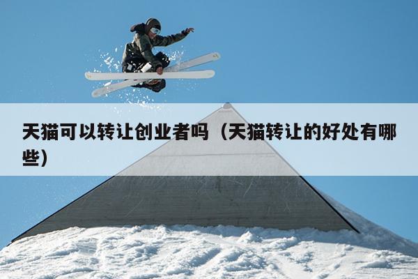 天猫可以转让创业者吗(天猫转让的好处有哪些) 天猫可以转让创业者吗(天猫转让的好处有哪些)