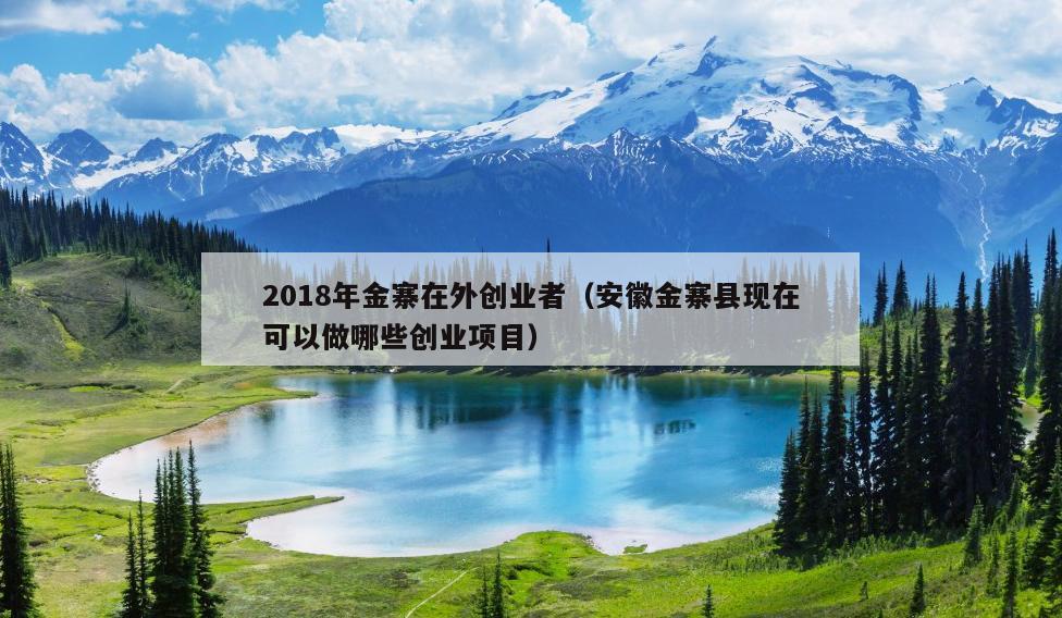 2018年金寨在外创业者(安徽金寨县现在可以做哪些创业项目) 2018年金寨在外创业者(安徽金寨县现在可以做哪些创业项目)